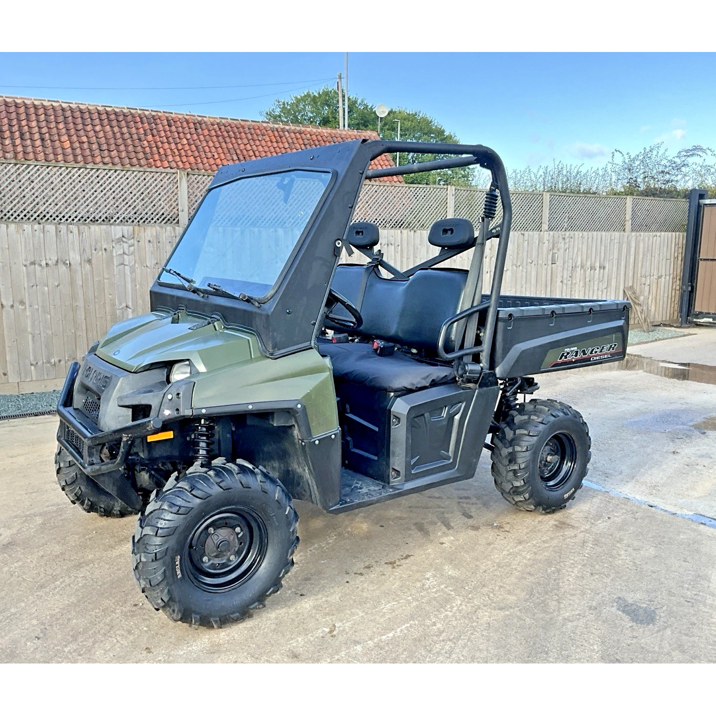 2012 ROAD REGISTERED POLARIS RANGER 900 DIESEL 4WD UTILITY VEHICLE